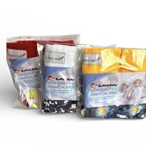 KaWaii Baby Reusable Cloth Diaper Covers Lot of 3 - Girls - New